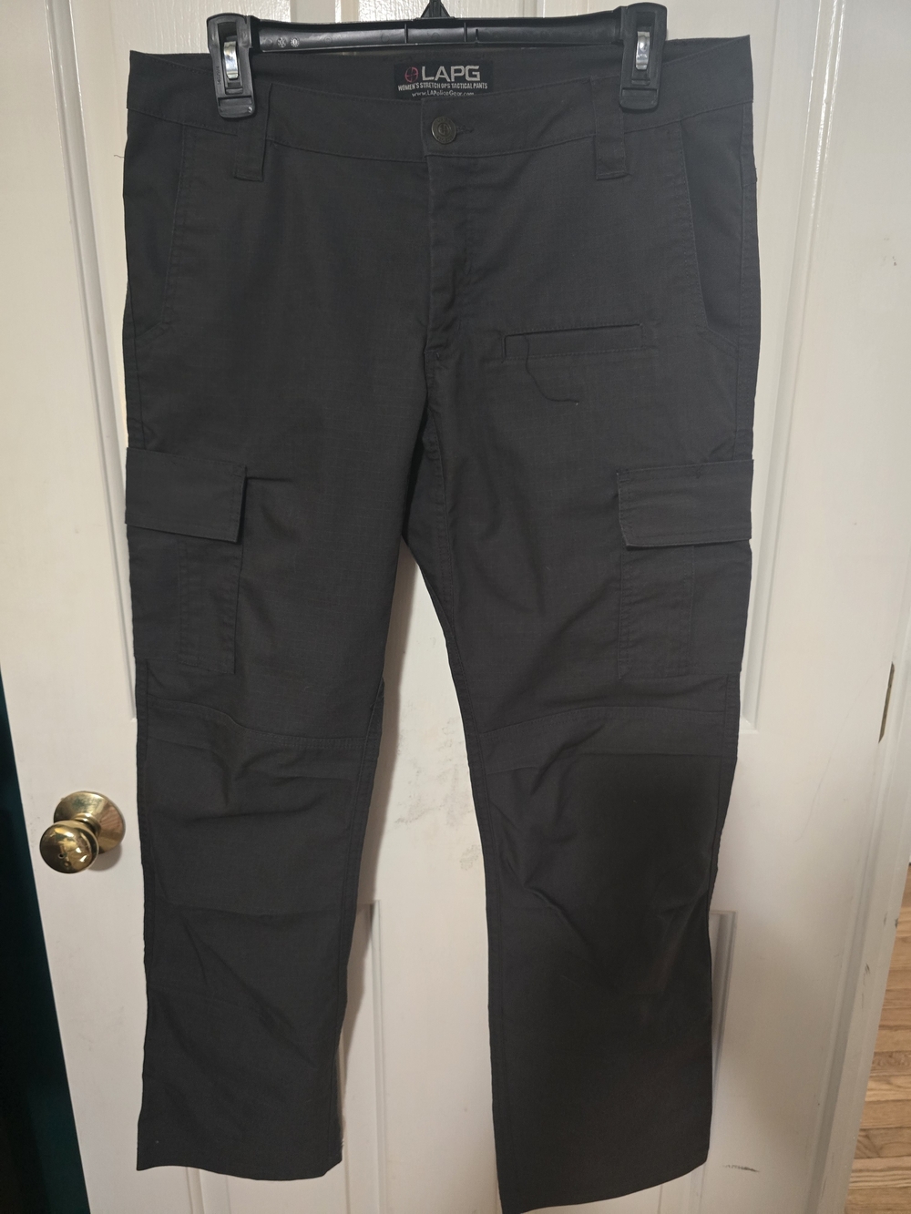 LAPG Women's Stretch Tactical Black Cargo Pants Size 10